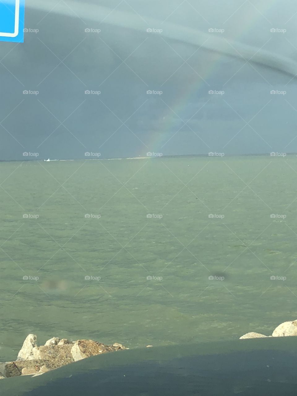 Rainbow before storm! 