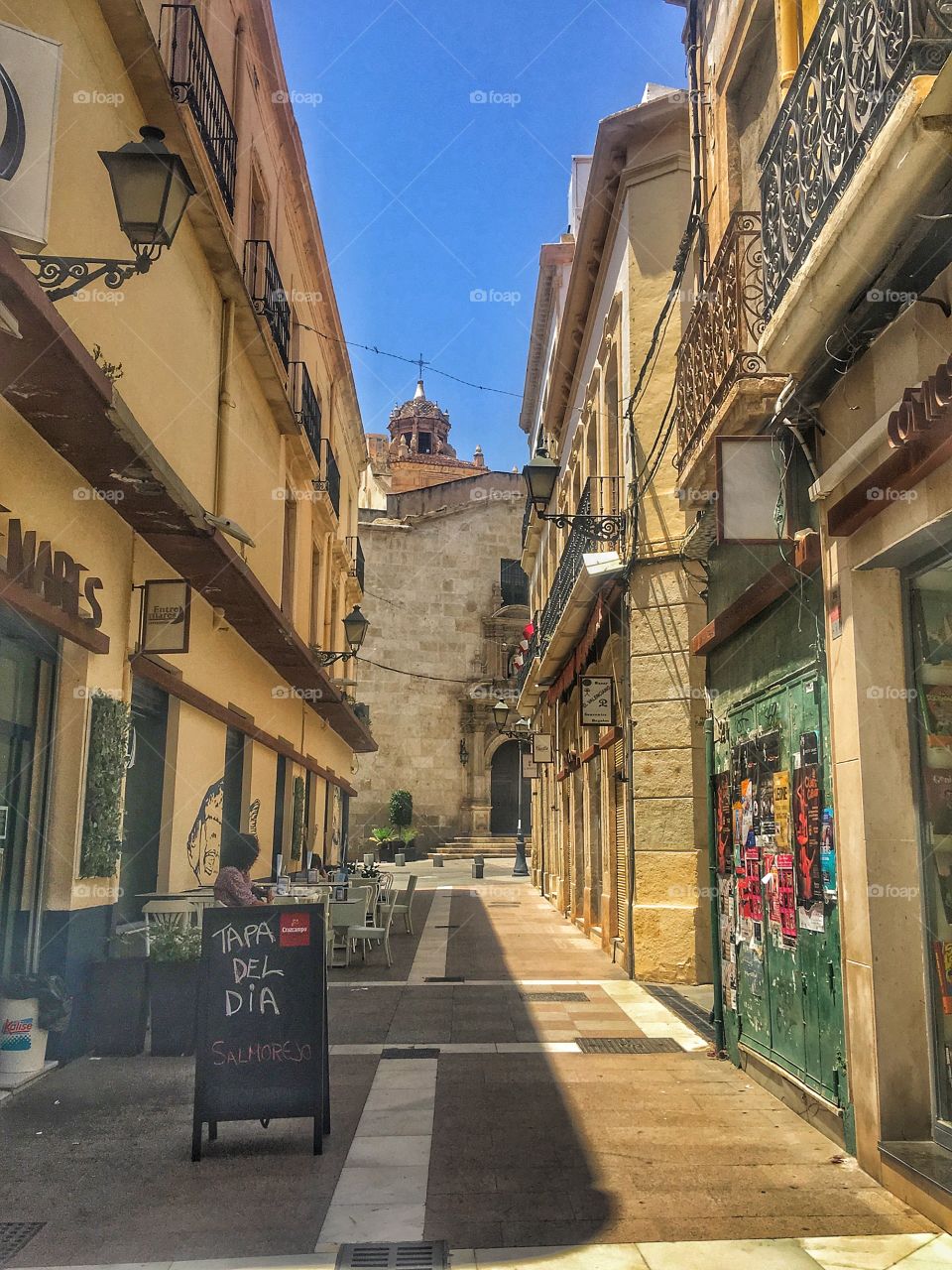 Quaint streets of Almaria, Spain 