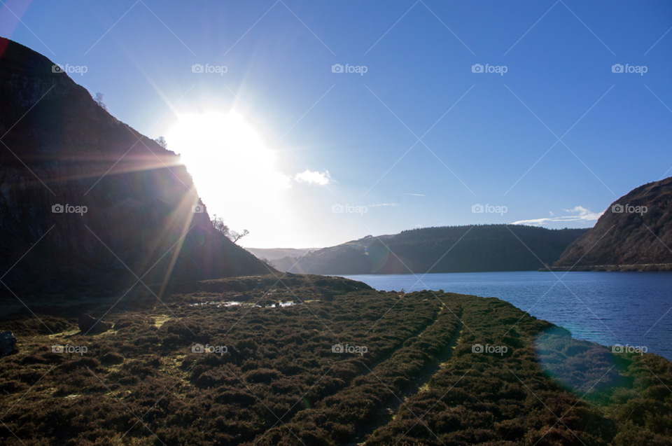 landscape water view wales by gaillewisbraznell