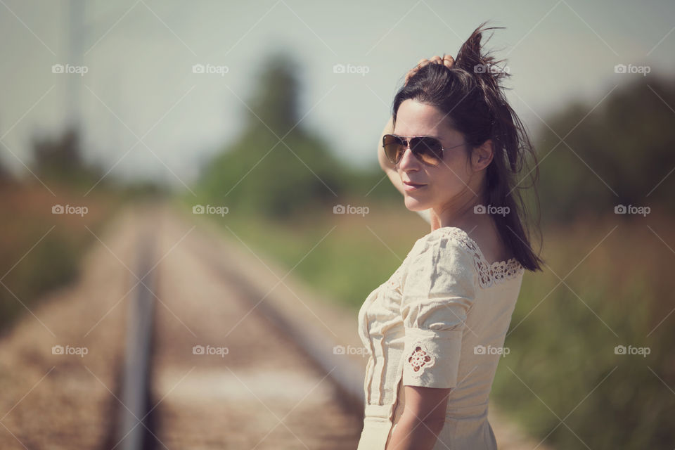 Beautiful woman portrait 