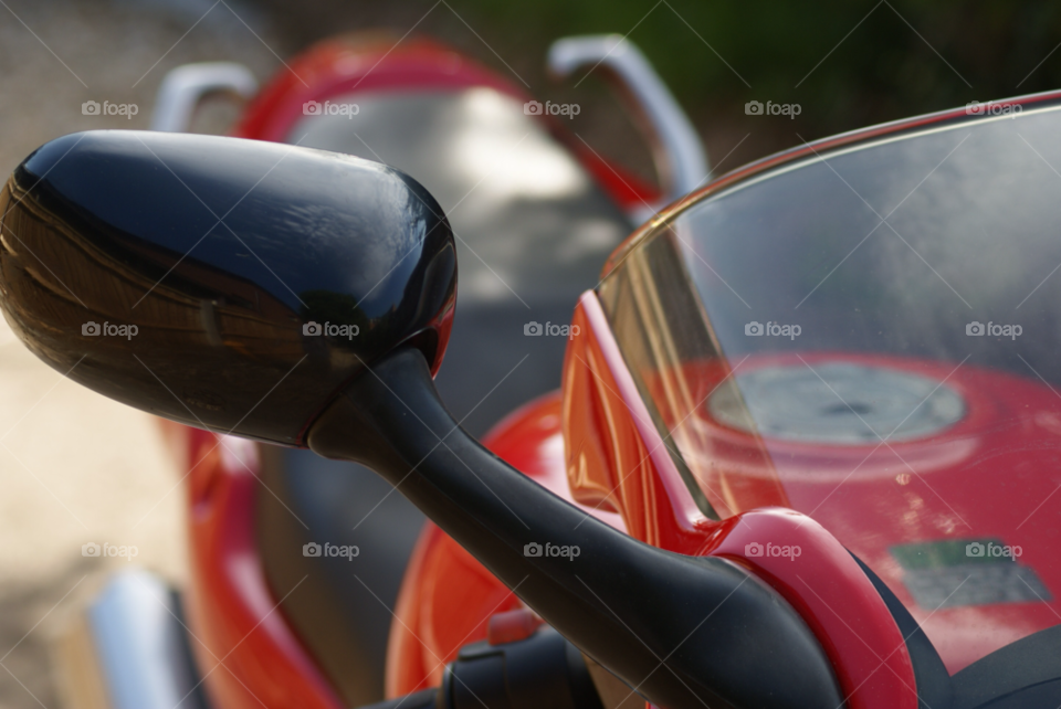 red bike speed motor by Pahars
