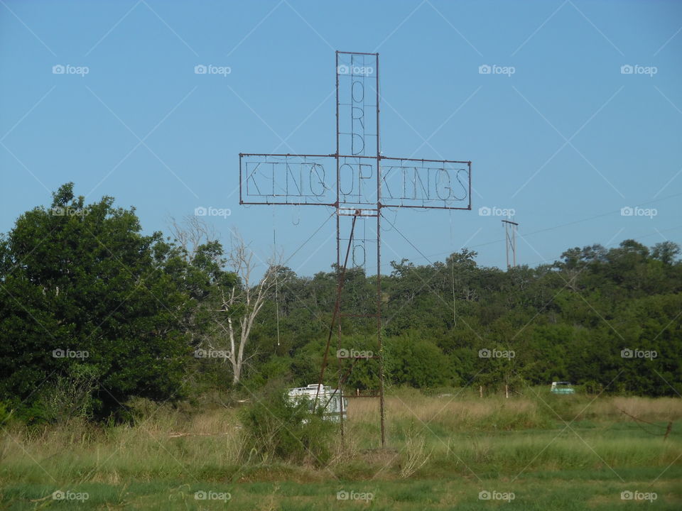iron cross. This is a picture of a cross that lights up at night that I saw while out riding my bike 🚲 this weekend