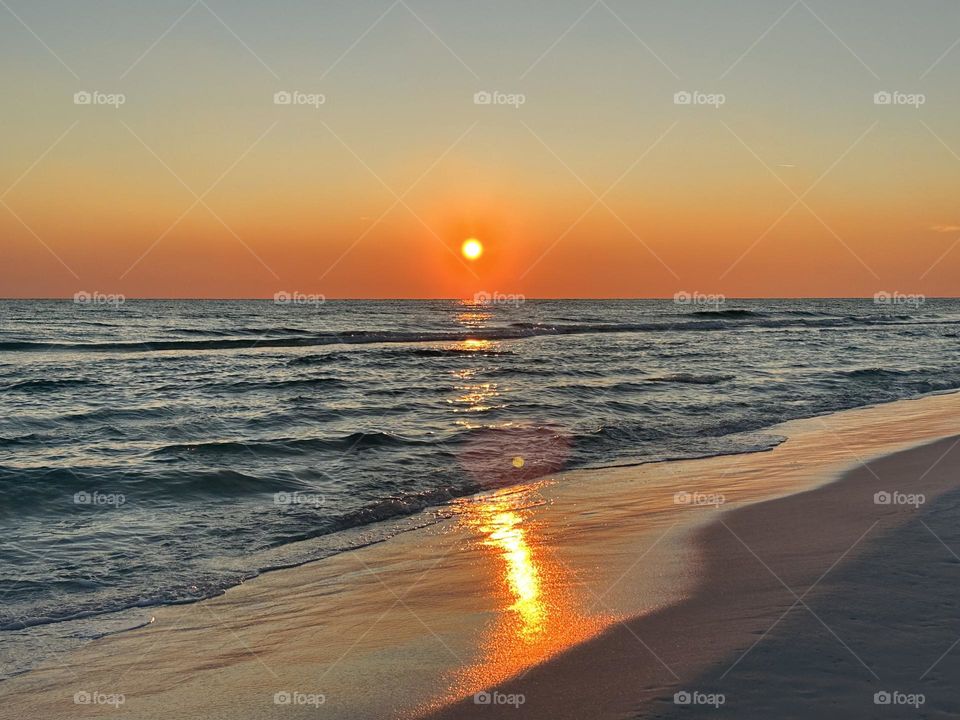 Enjoying the January sunsets on the Gulf of Mexico - If you are in a beautiful place where you can enjoy sunrise and sunset, then you are living like a king or queen.