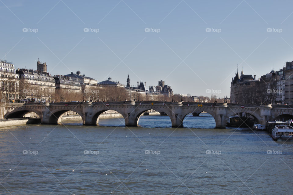 bridge over the Seine in Paris