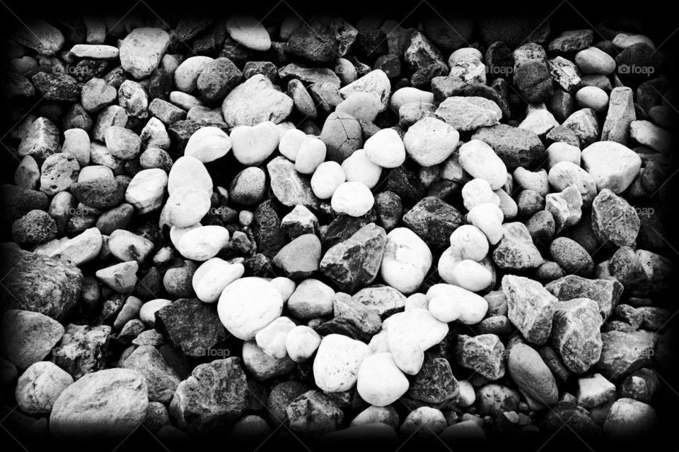 Heart in stones