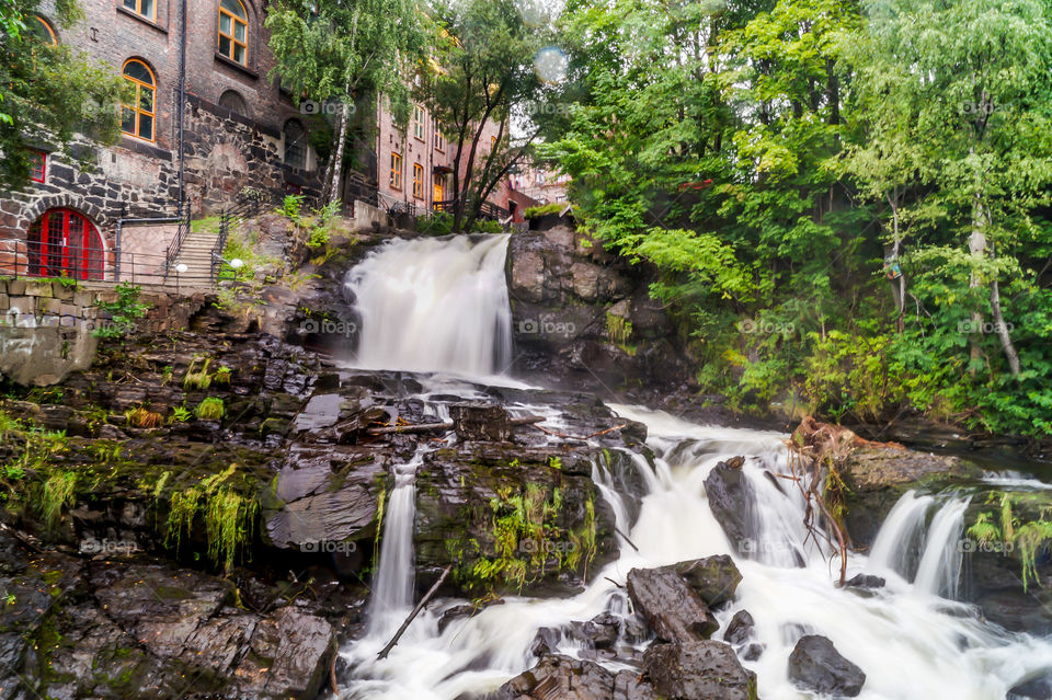 An old factory by Akerselva, Oslo. 