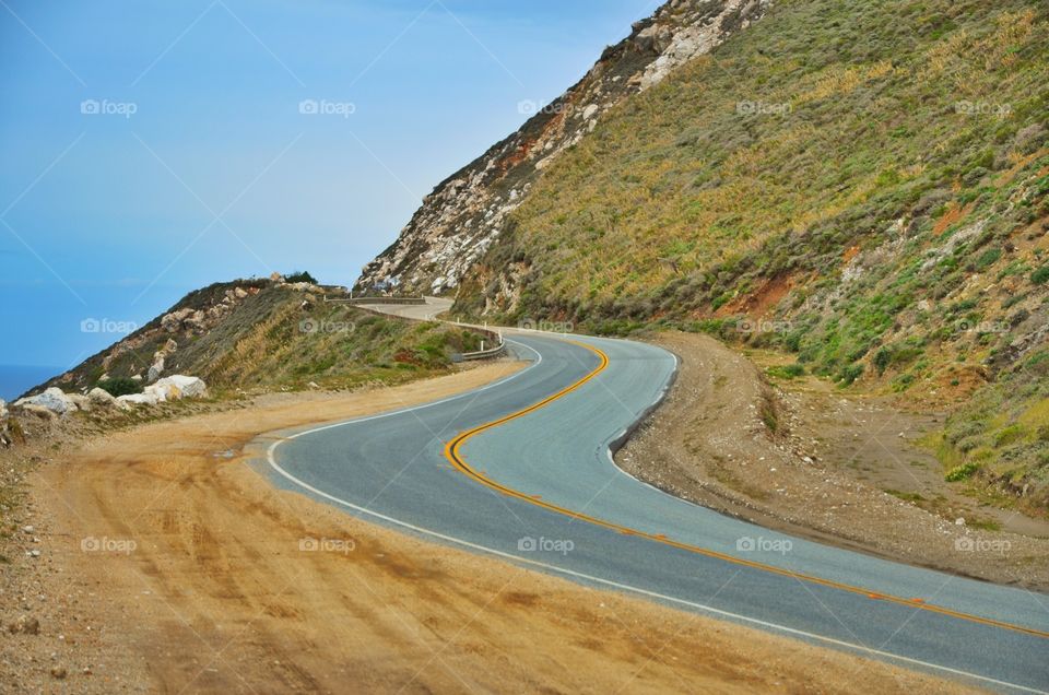 Road trip in California, highway one