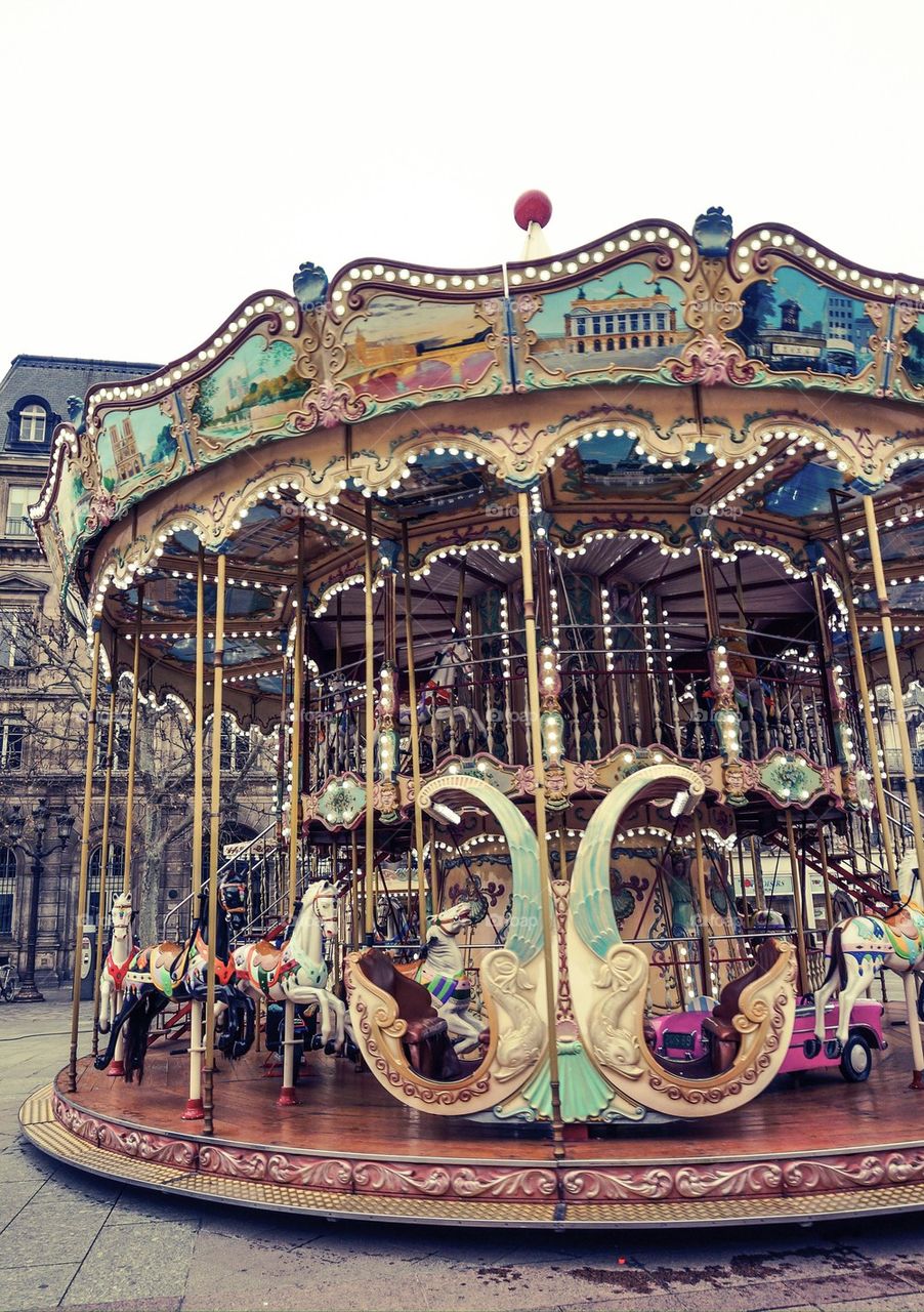 Carousel in the park