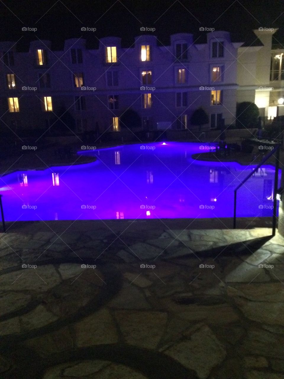 Purple pool