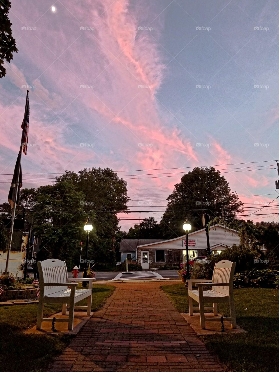 Summer Evening Village Green
Wurtsboro, Sullivan County, New York