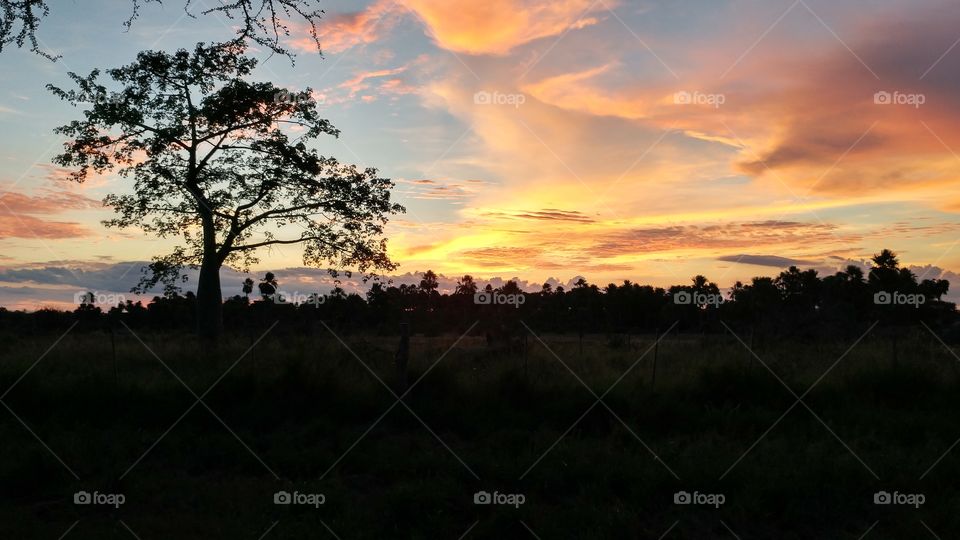 Paraguayan sunset