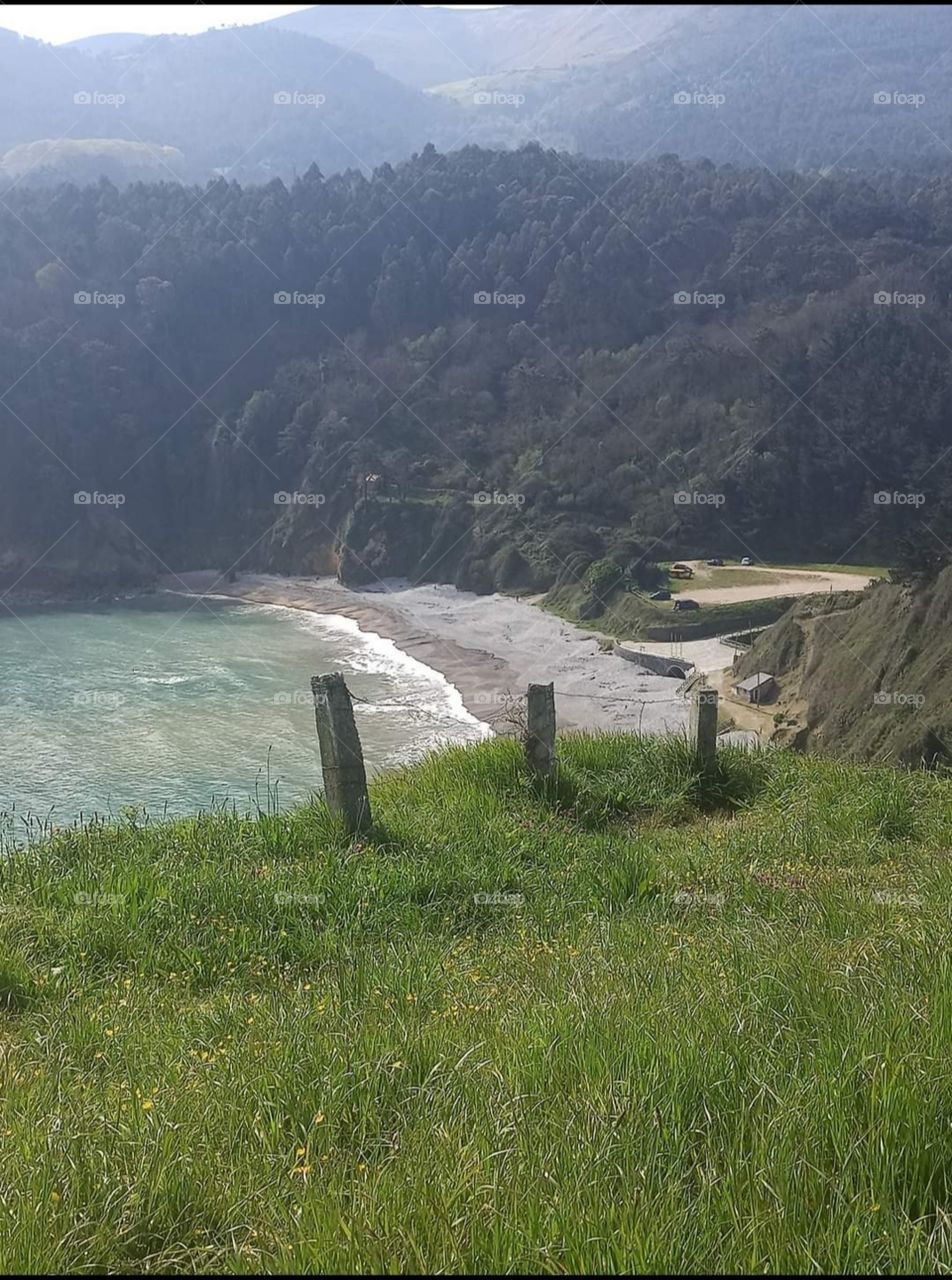 Beautiful Cadavedo beach background