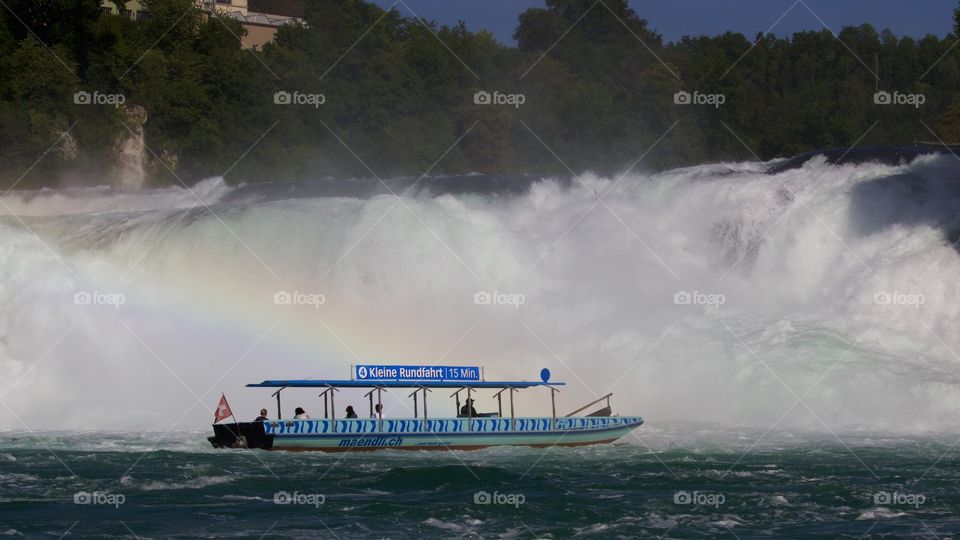 Rainbow Over Rhine Falls