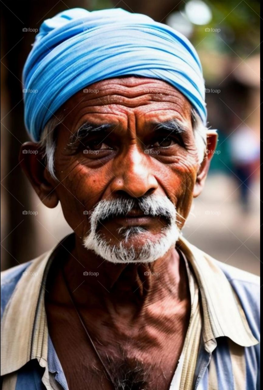 Indian old man Street photography
