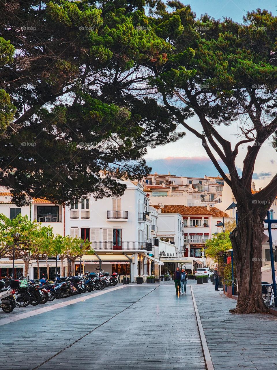 Fall day in Cadaques, Cataluña, España.