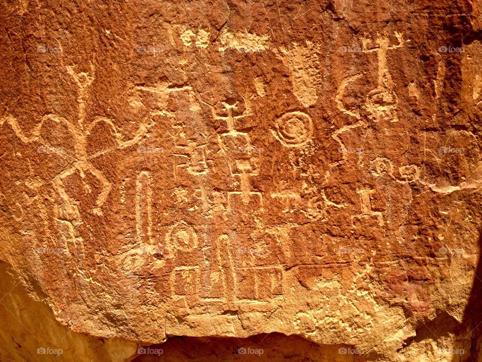 Chaco Culture Ancient Petroglyphs