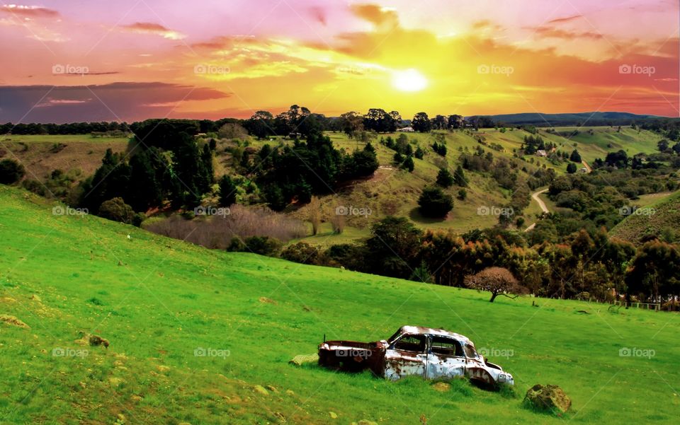 Sunset Over The Gorge