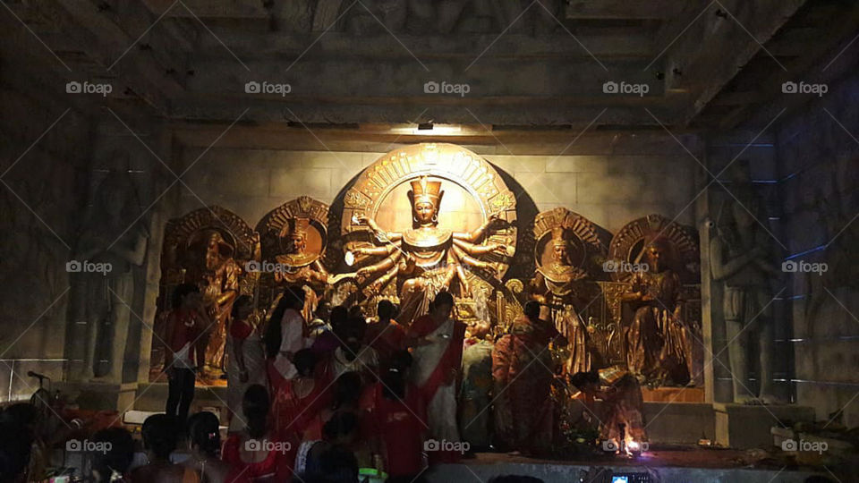 Durga puja festival predominantly celebrated in the states of West Bengal, Assam, Tripura, Odisha, and Bihar and many other places .Durga puja is one of the biggest festivals for Bengalis.