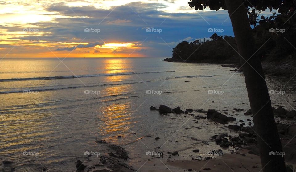 Patong Sunset at Phuket ,Thailand