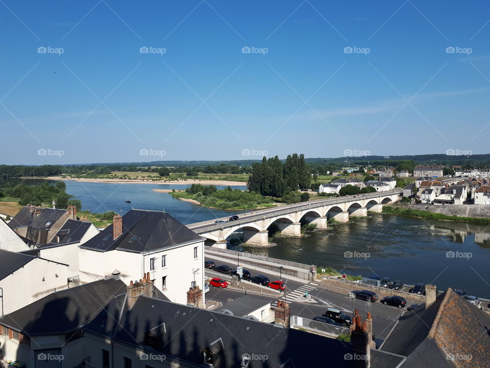 Cityscape from the wall of the old castle