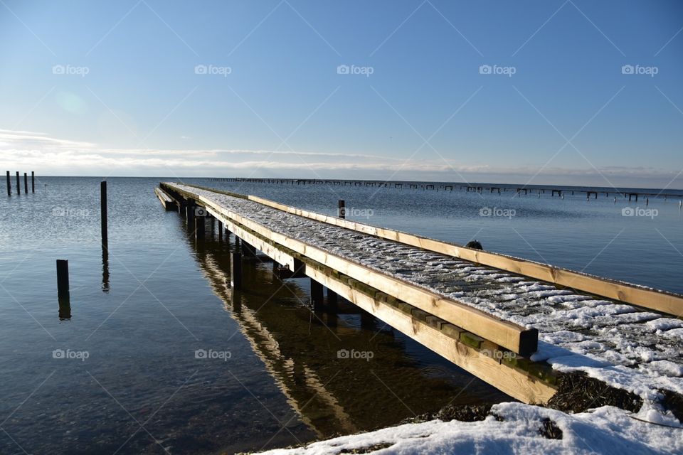 Winter by the ocean 