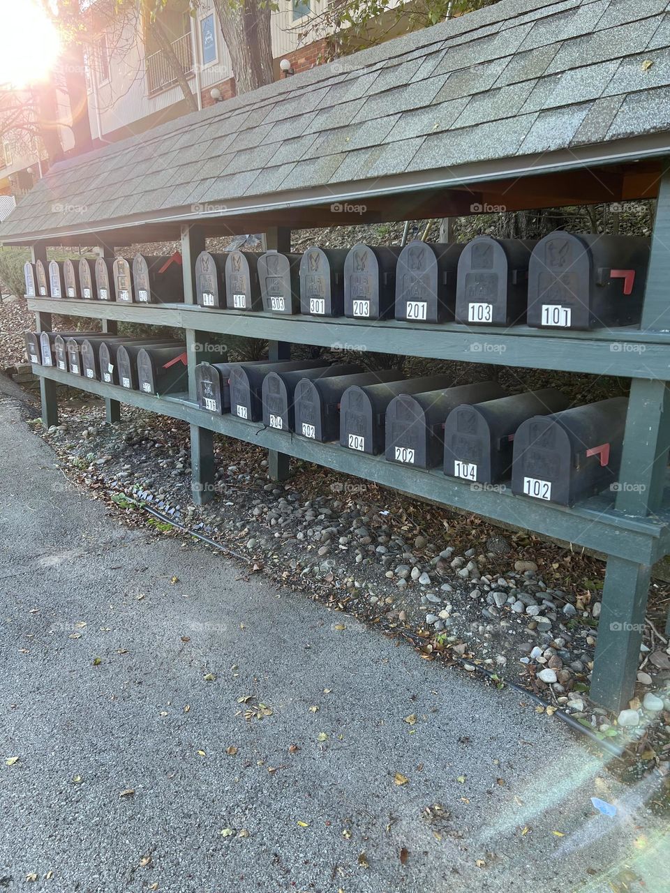 Mailbox bank 