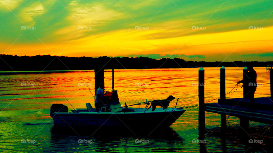 Boaters Sunse