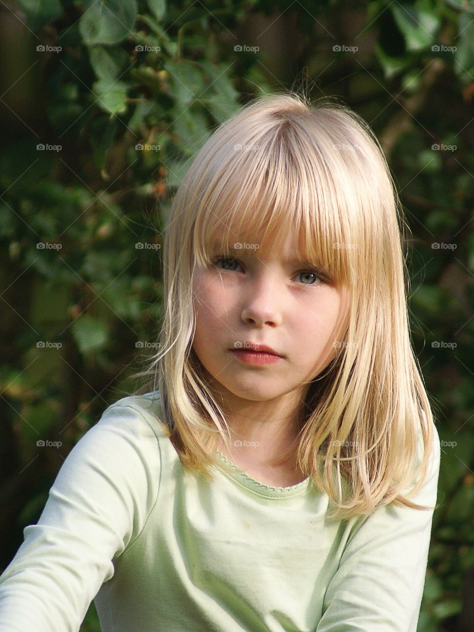 Cute blond girl