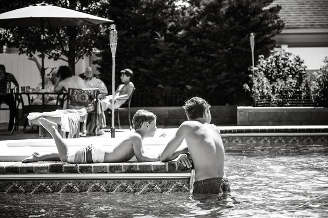 Hanging by the Pool