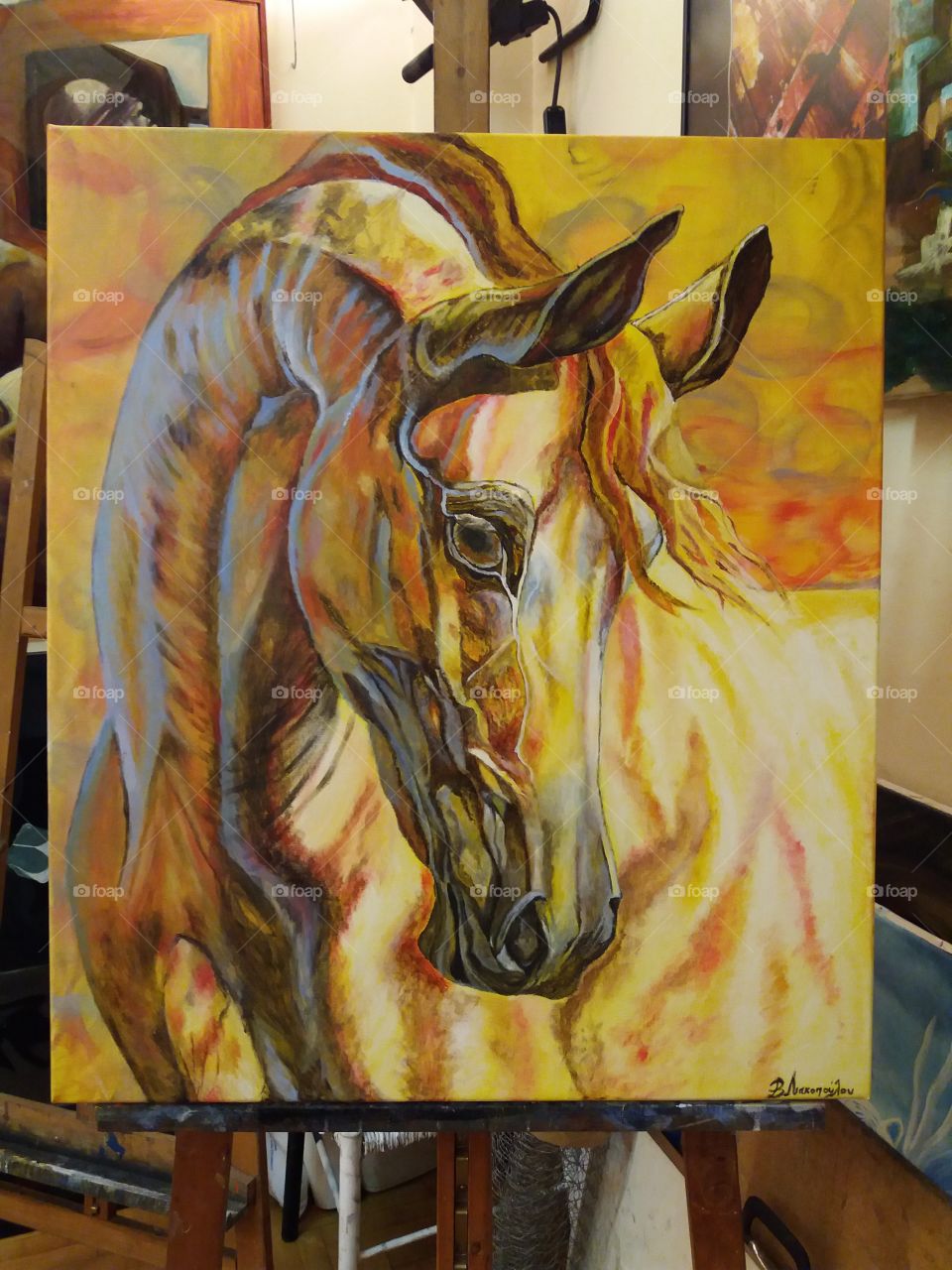 My painting-horse