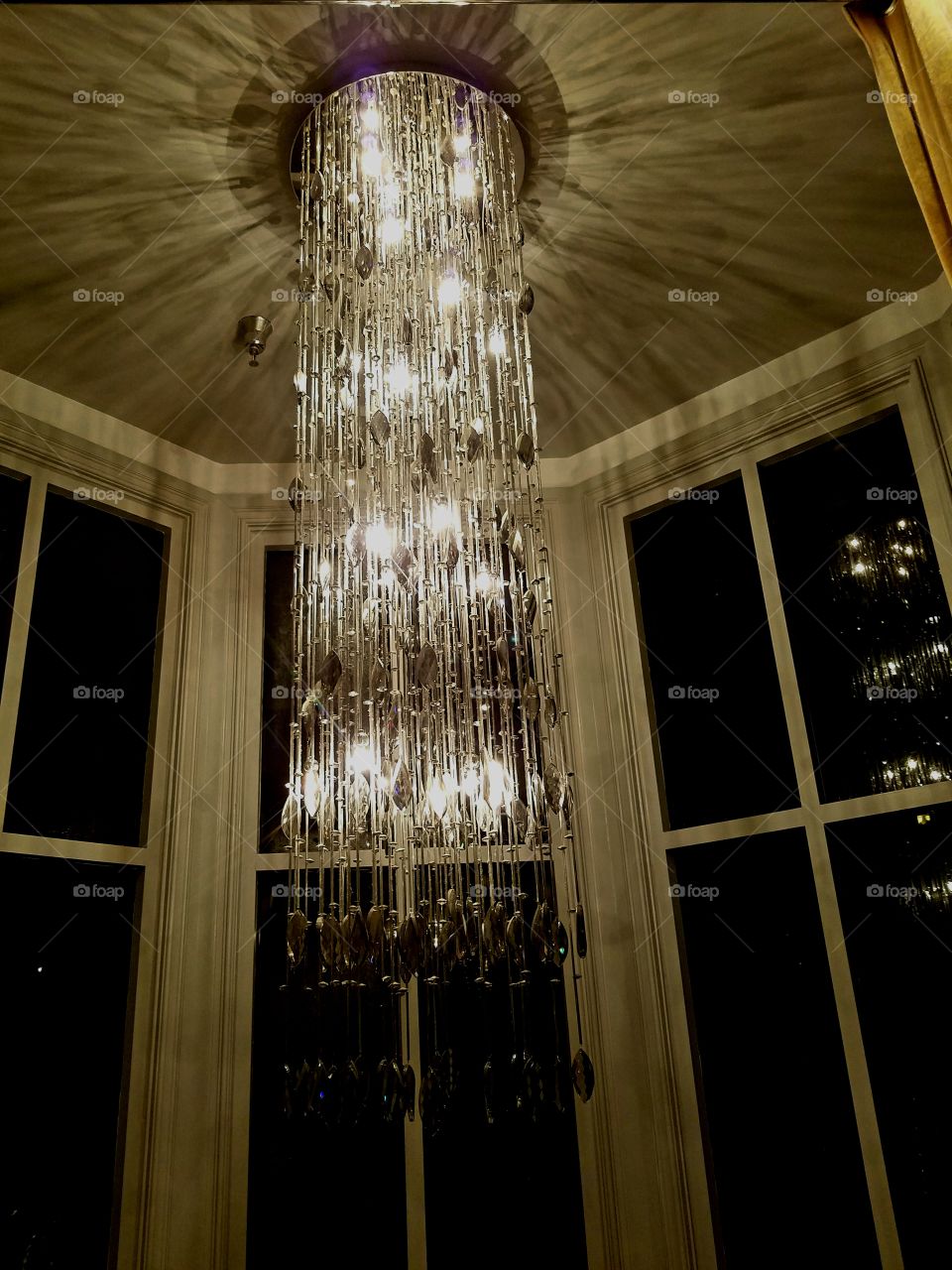 chrystal chandelier sparkle...love it