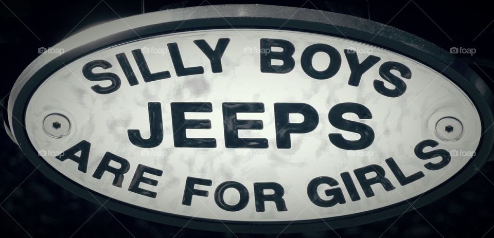 Jeeps are for girls