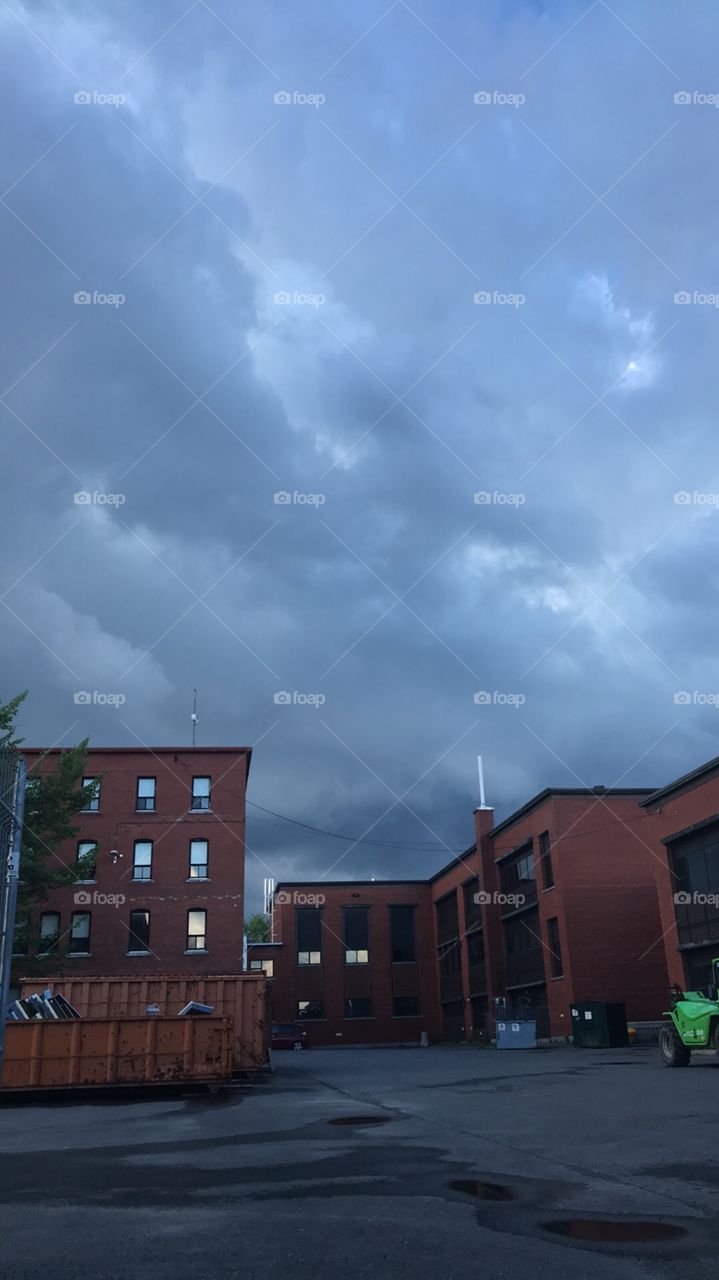 Orage qui s’en viens 