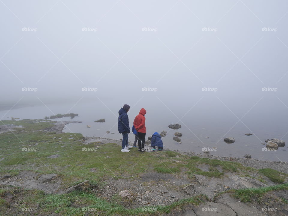 Covadonga lakes fog