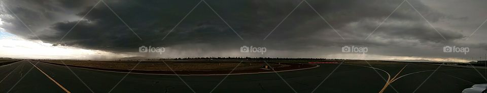 Runway During Storm