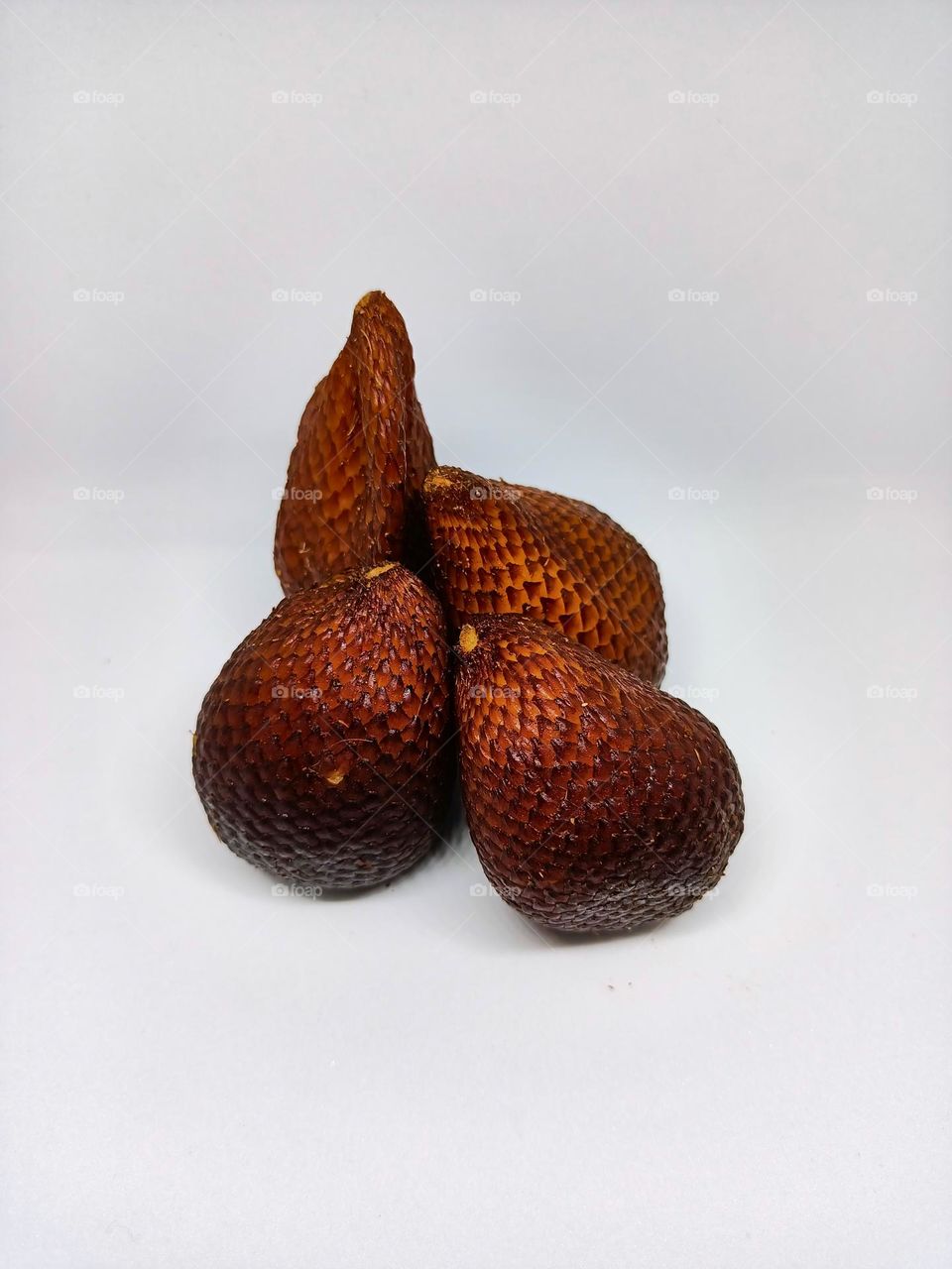 Snakefruit isolated on the white background