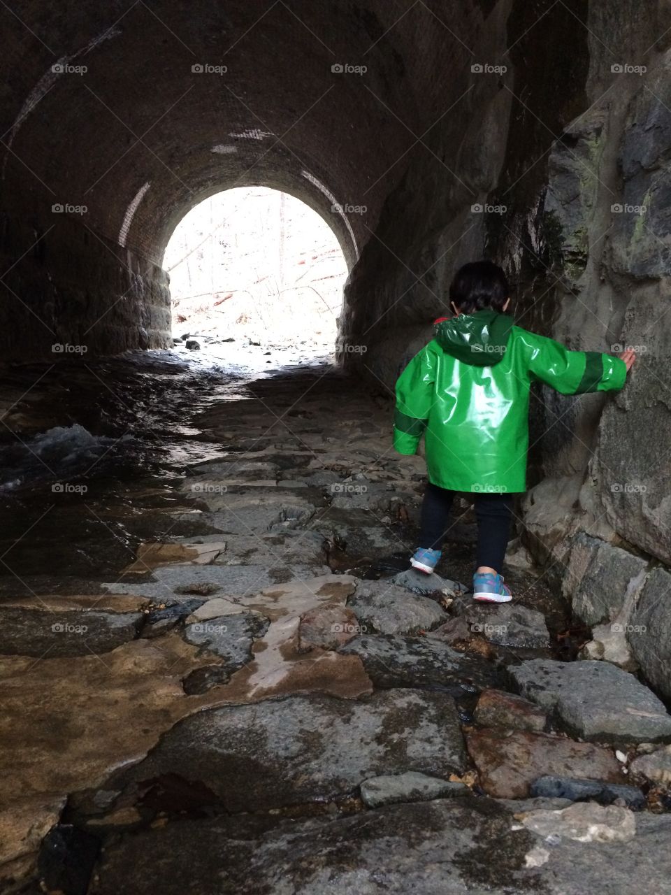 Adventurous child . Another hike at Patapsco park!