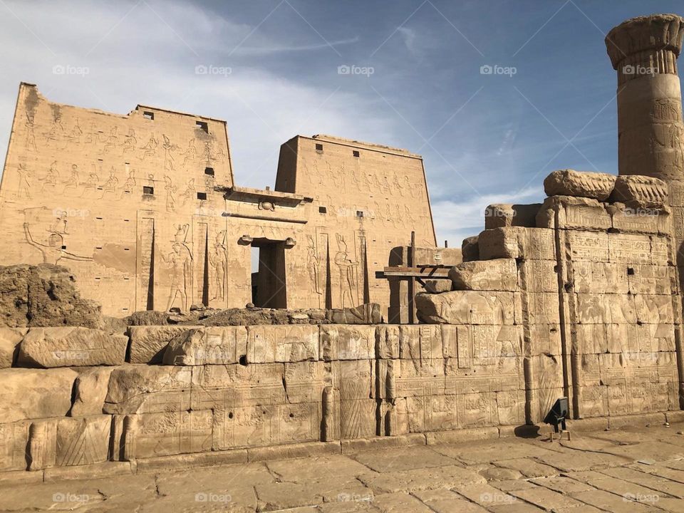 The Temple of Edfu in Egypt