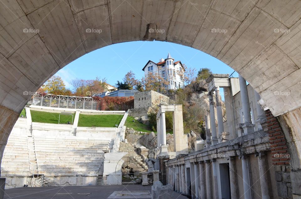 From the ground up, Ancient Theater, Plovdiv, Bulgaria