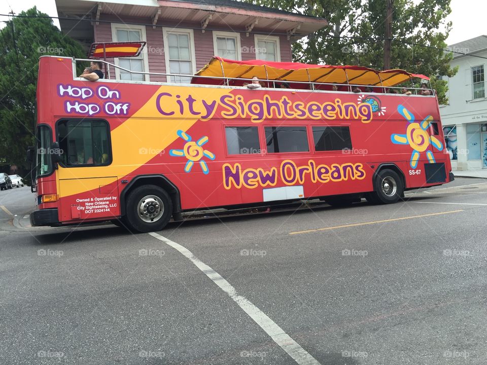 New Orleans Tour Bus