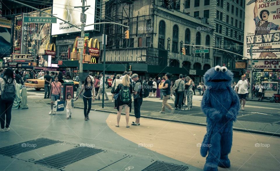 Elmo at Times Square NYC