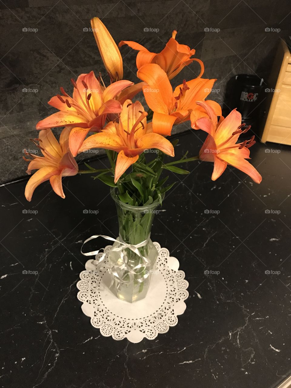 Orange Tiger Lilly flowers