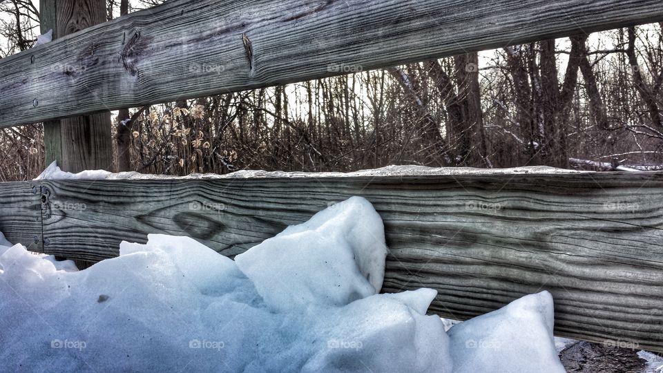 Snow on Bridge