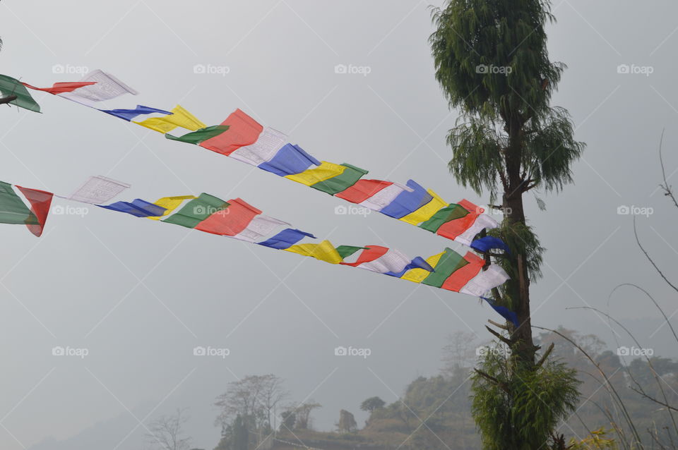 prayer flag in Bhutan