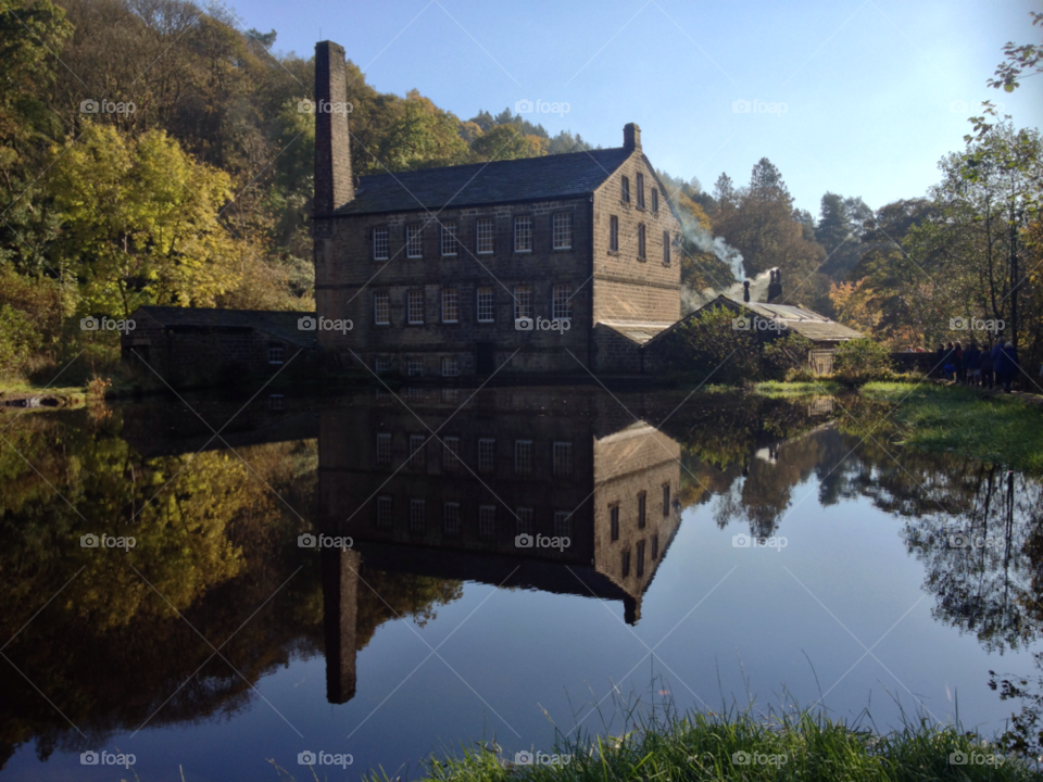 autumn day gibson mill hardcastle crags uk by LodgeMD