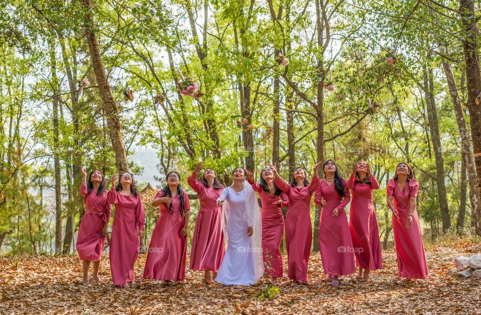 Enjoying one of the moments of the celebration