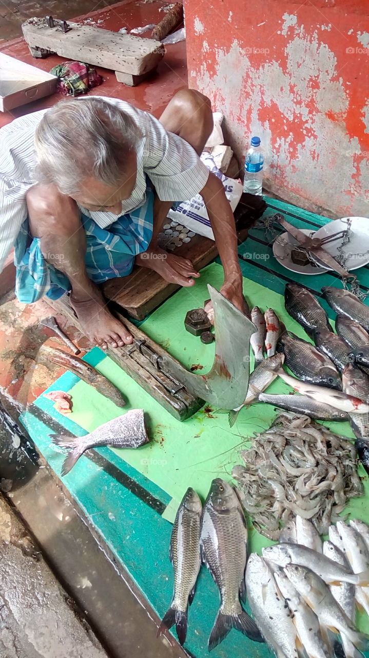 Fish seller