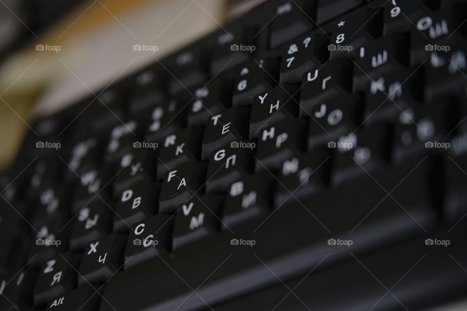 Keyboard in office