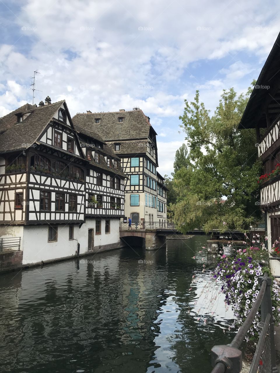 Strasbourg City Centre River 