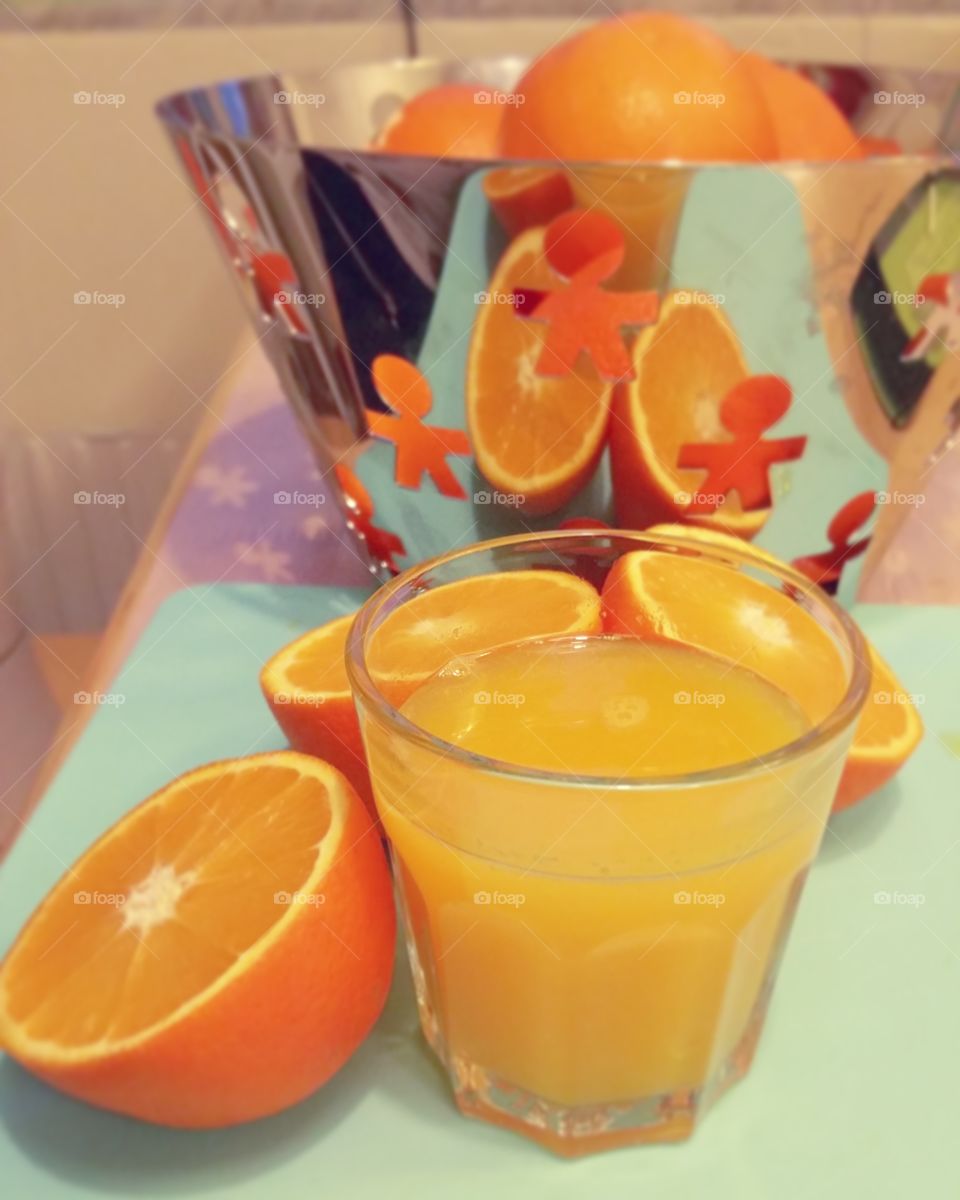 Orange breakfast